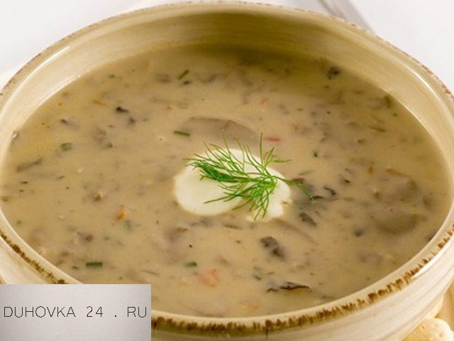 Грибной суп по-венгерски