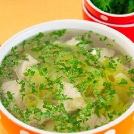 Картофельный суп с индейкой