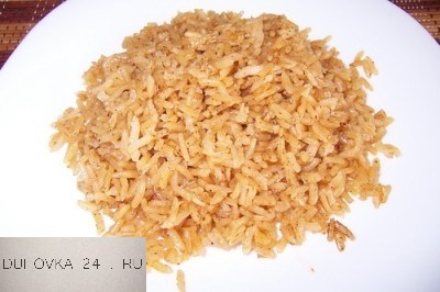 Коричневый рис с карри