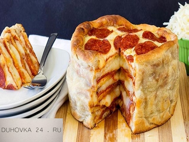Пицца — торт